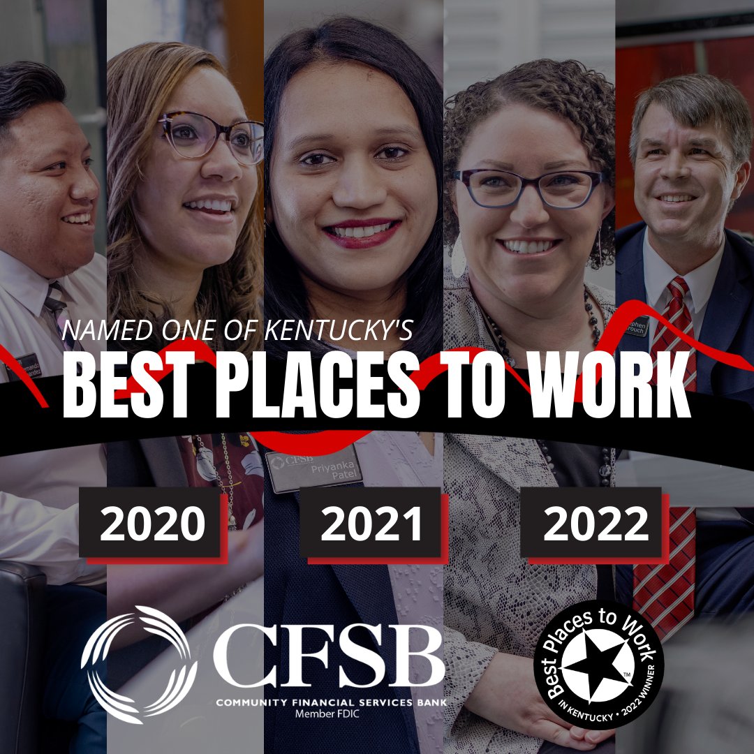We are honored and SO EXCITED to named a 'Best Place to Work' in Kentucky for the third year in a row! We wouldn't be able to do it without our Leadership, our team members, and our amazing clients!
