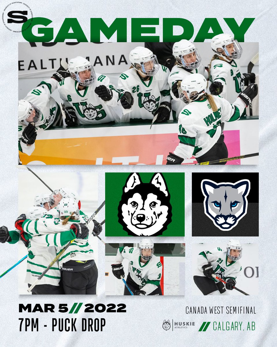 Big game day for us tonight as we take on the Cougars at 7 PM in the Canada West Semifinal. 

Watch live on CanadaWest.TV

#HuskiePride | #PowerOfThePack