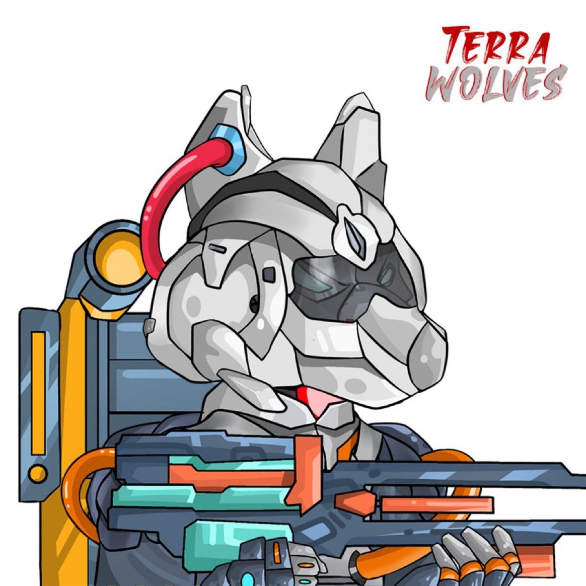 SapiensRekt's tweet photo. @TerraWolvesNFT
 #cyborg 🐺🐺🐺
#luna #nft #terrawolves https://t.co/xwVppsTKMS
