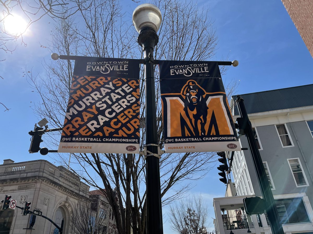 DrMelShemberger's tweet photo. Hope #RacerNation shows out tonight for #OVC Championship. Both MSUs don similar colors; lots of blue &amp; yellow will pack Ford Arena. Our Racer Blue &amp; Gold must shine brighter. We must be louder. More Eagles from the mountains on their way. #GoRacers #WeAreRacers #BeatMorehead https://t.co/cq9VHlUFIR