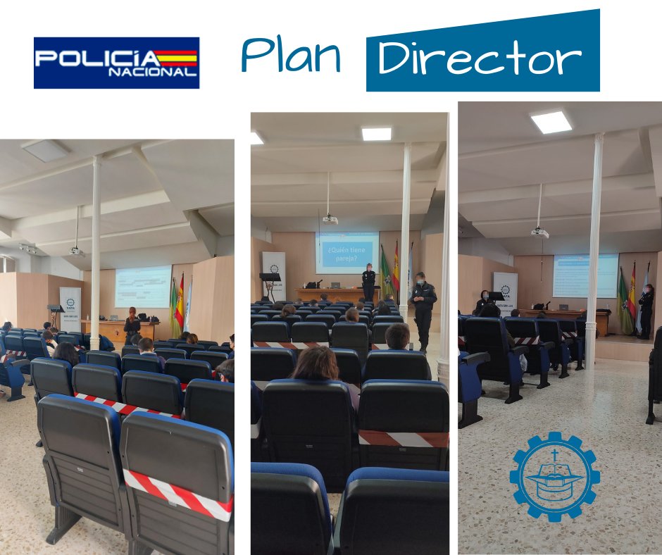 SAFASanLuis's tweet photo. Hemos tenido charlas del Plan Director, impartidas por miembros de Participación Ciudadana de la Policía Nacional, para todos los alumnos de Secundaria. ¡Han sido unas charlas muy provechosas! Muchas gracias a @policia  
#yoconsafa https://t.co/WK2xtCyzBX