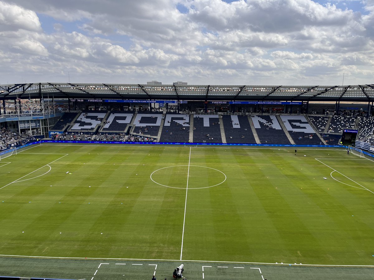 So goooood to be back! No place like home! Go Sporting! Suite 513 cheering for you!