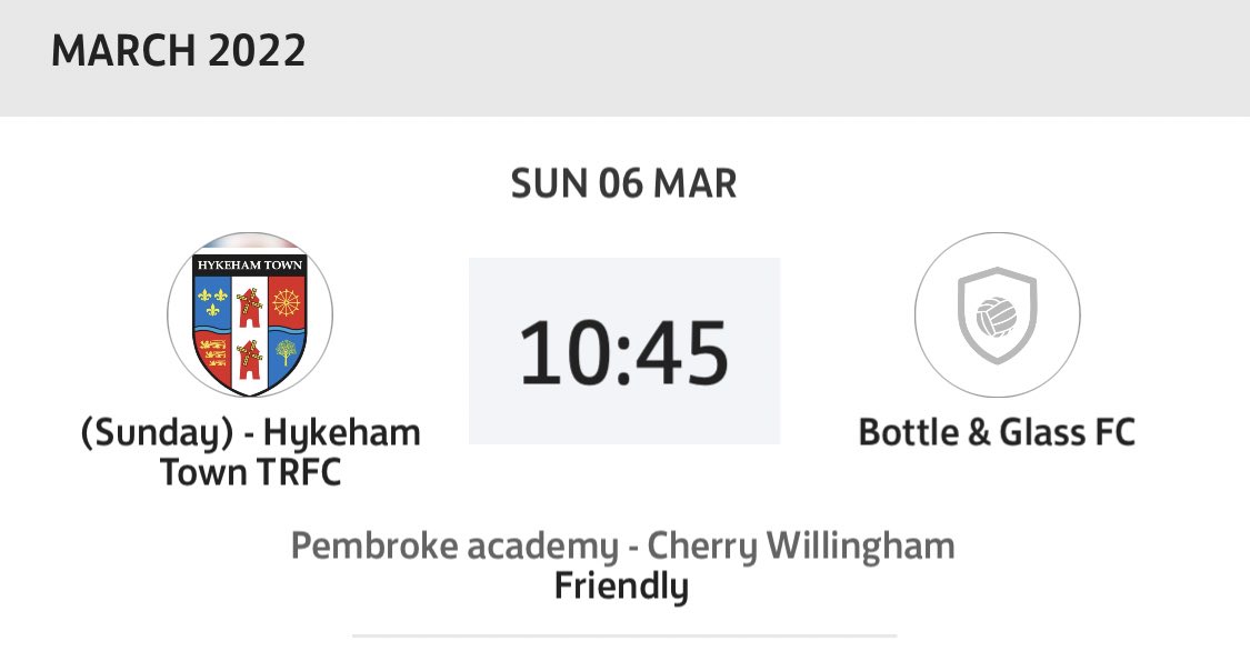 Tomorrow the lads travel to Cherry Willingham to face <a href="/BottleFC/">Bottle FC</a> in a all Prem clash, we look forward to seeing you down there to support the lads. Need to keep the good habits &amp; momentum going into the next league games. #utt #sundayleague