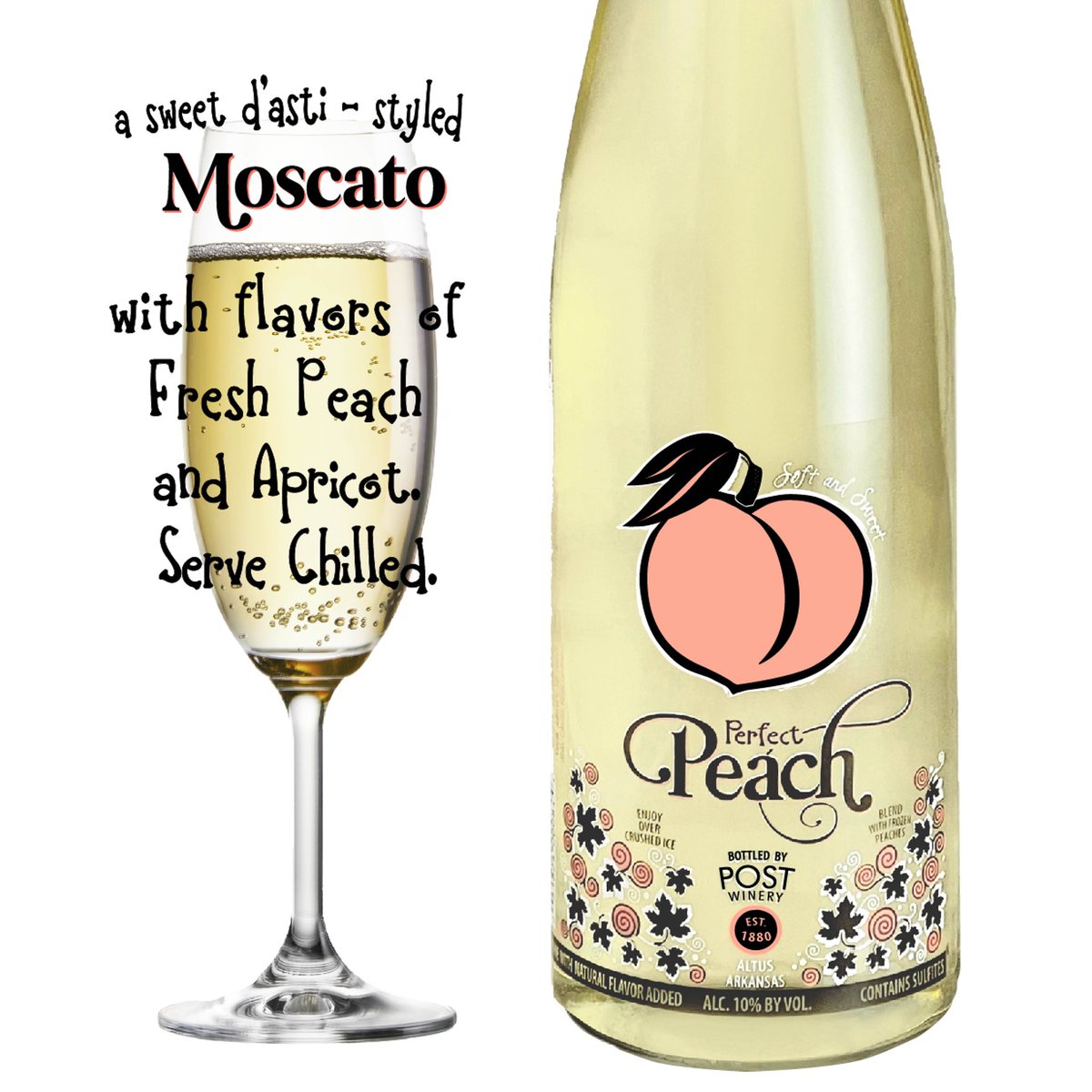 postwinery's tweet photo. New wine from Post Winery this week! ❤️🍑Post Peach Moscato is refreshing, semi sparkling, sweet with aromas of fresh peaches and apricots. This light white pairs well with: Friends, soft cheeses, spicy cuisine and chocolate hazelnut candies🥂Cheers! #ToastwithPost #peachmoscato https://t.co/8nuZmuLHYi