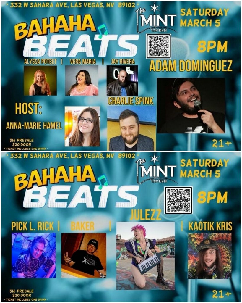 Tonight! A full night of entertainment plus I'll be headlining it out! Get your tickets now and let's get weird!
@TheMintLV
#comedy #comedian #standupcomic #standupcomedian #liveshows #funny #Vegas #lasvegas #vegasstrip #vegasshows #standup #followforfollowback
