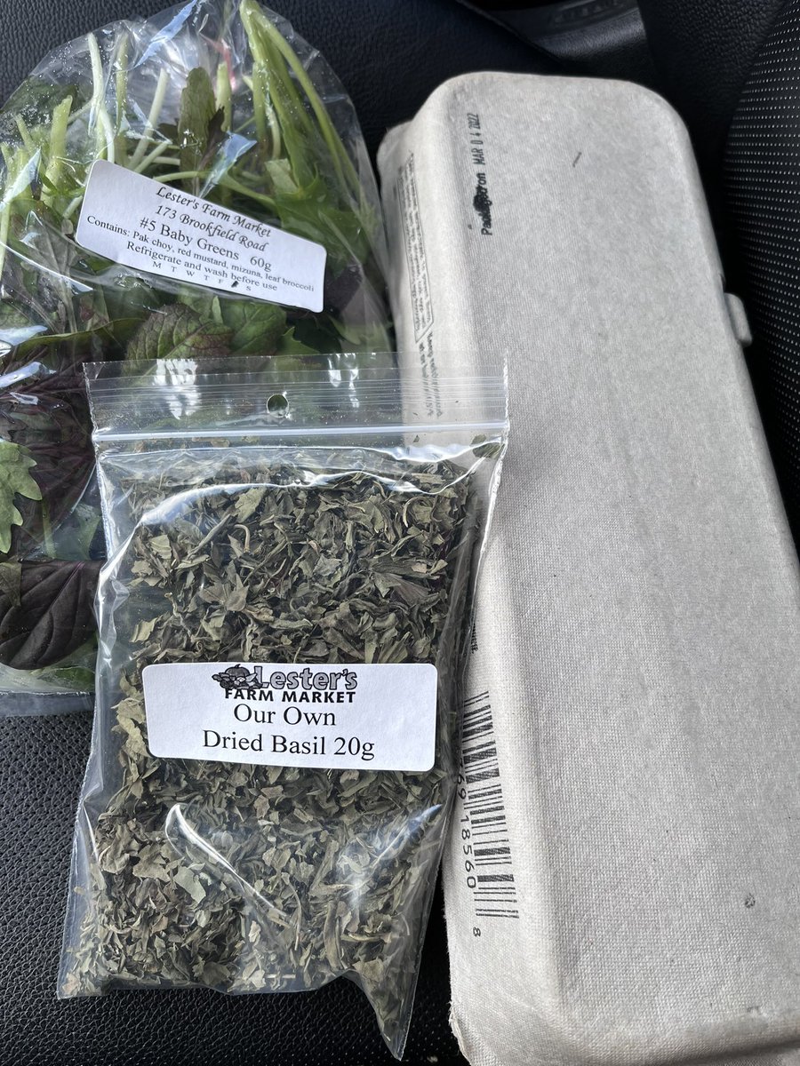 dawn_kimmy_nl's tweet photo. I got my fresh farm eggs and I’m gonna try making my own pesto. Does anyone have a recipe for me to try? 

#lestersfarm https://t.co/SXCq659sW7