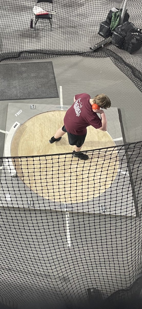 ⁦<a href="/Rebels_Nation/">REBELS NATION ™</a>⁩ congratulations to Griffin Gentry for his 8th place finish in the shot put at the Class A State Indoor Meet!💪🏼