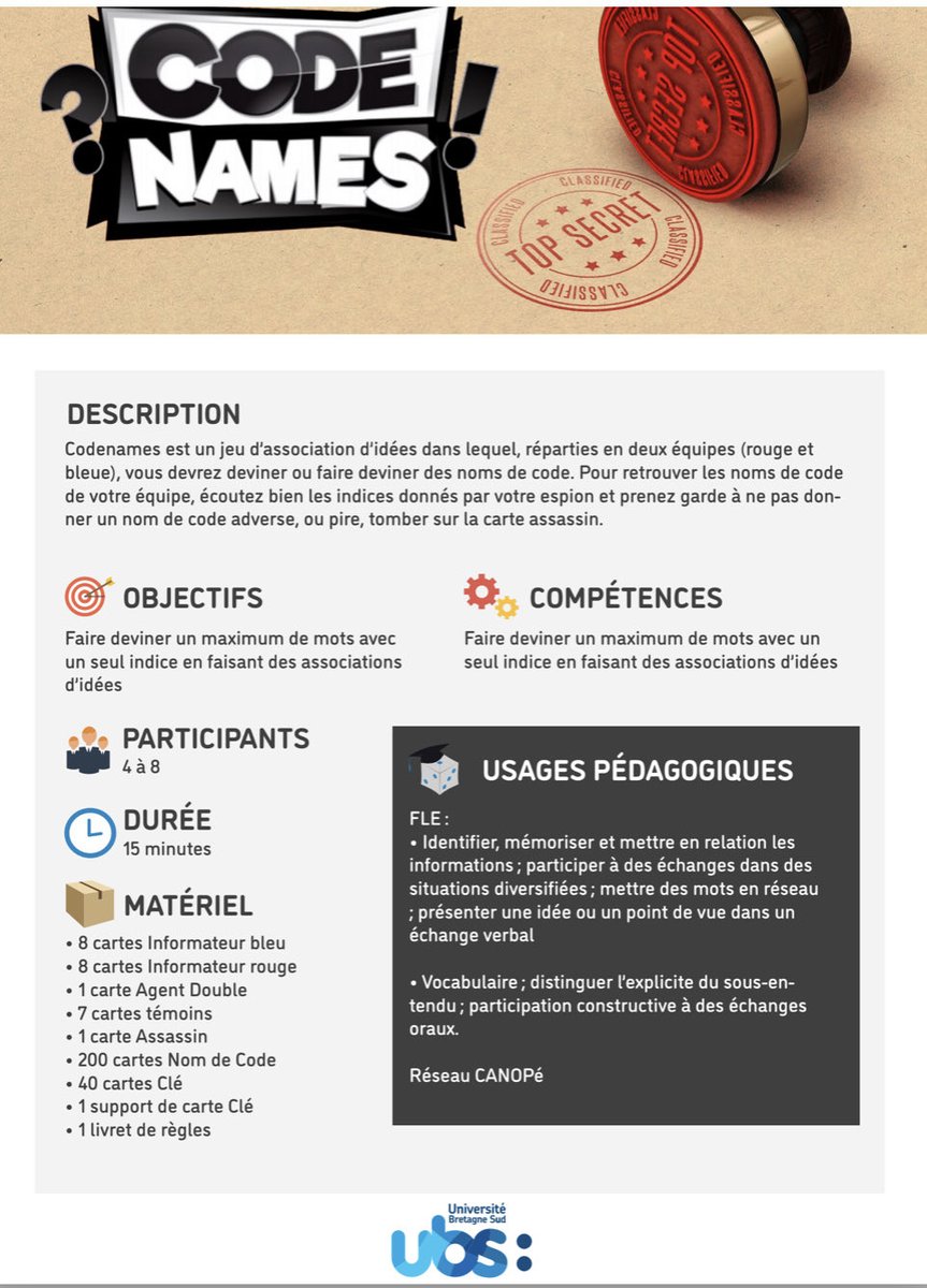 florencelebras's tweet photo. Ludification, gamification ou comment apprendre en jouant? Voici quelques jeux grand public, ainsi que des usages pédagogiques possibles @actutice https://t.co/8CBQF2kwcJ https://t.co/PSAm26315W