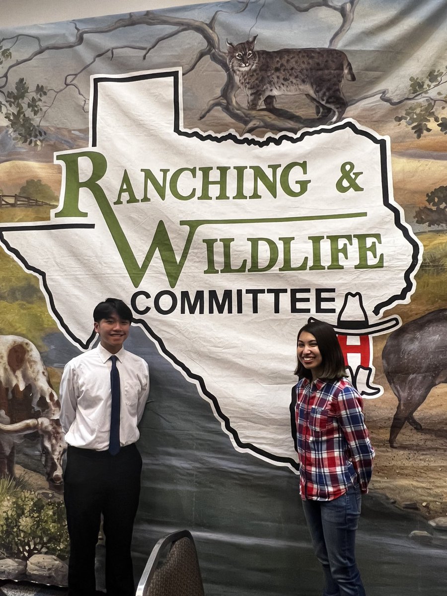 cypressparkffa's tweet photo. Good luck today Phu and Susan!!!! They placed in the top 12 for their Wildlife Video at the HLSR Ranching &amp; Wildlife Video contest! https://t.co/U8SPIsZypW