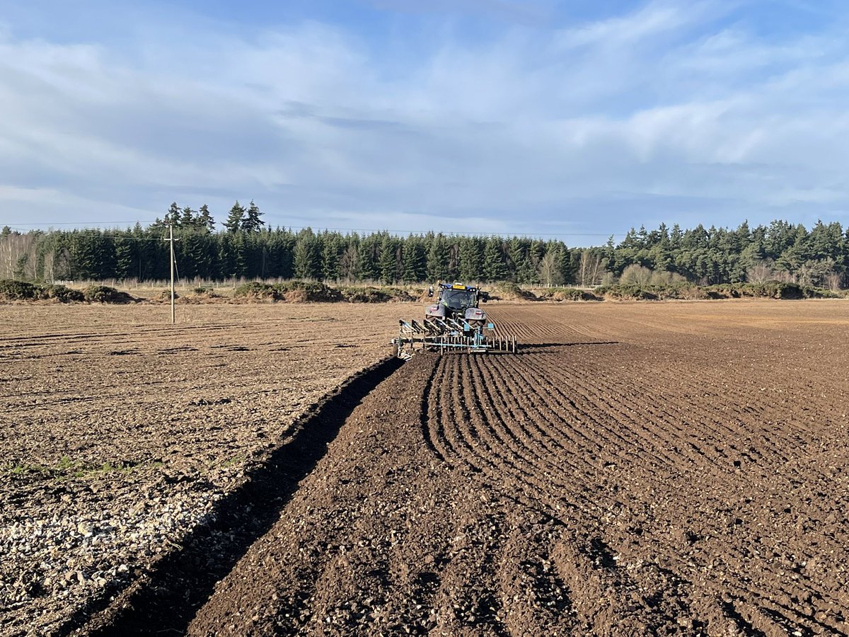 RobertM65017486's tweet photo. Extra furrow for the spring ploughing #lovelyjubbly https://t.co/QEzVw7bf9d