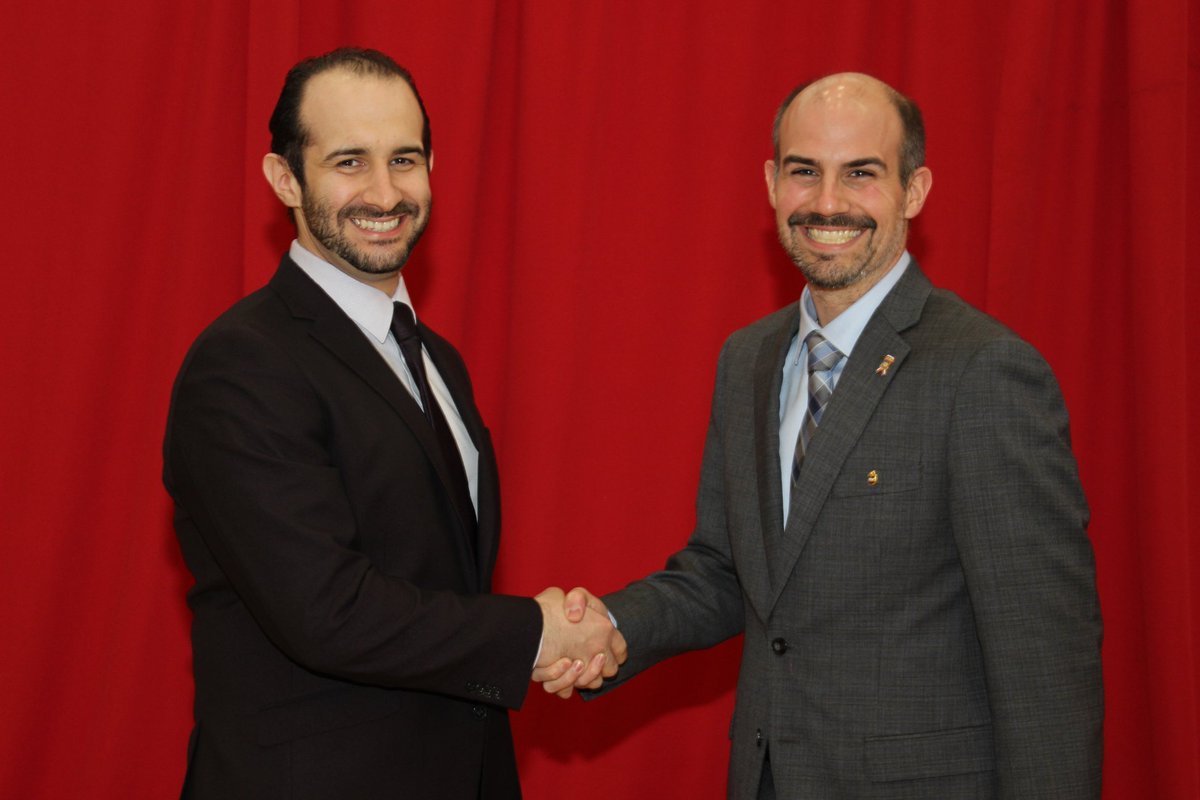 ALPHAPHIDELTA's tweet photo. Salvatore Flagiello (Gamma Rho ’06) was re-elected as National Pres. of Alpha Phi Delta for a third term, while Paul Zammit (Gamma Sigma ’03) was re-elected by unanimous vote for a third term as National Vice Pres. Elections were held during the 2022 National Council Mtg. https://t.co/CmMCM6ydt1