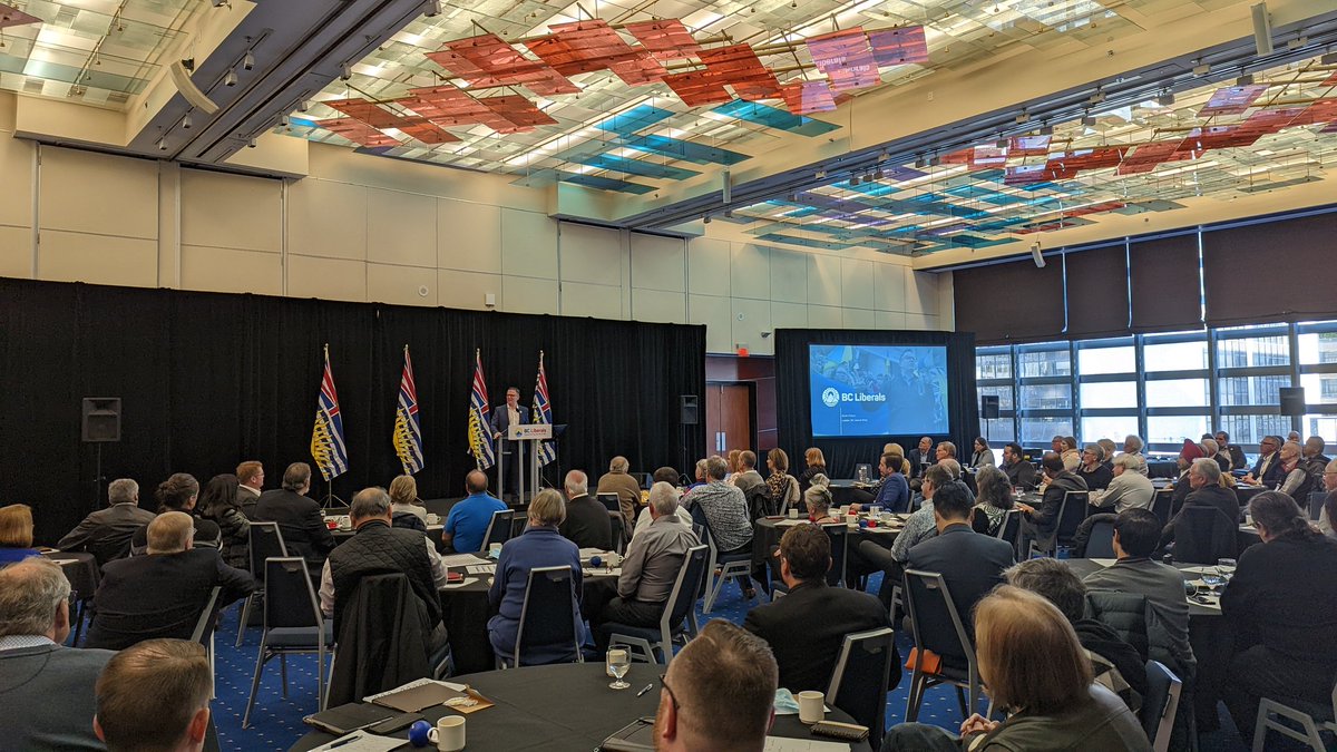 AndrewJReeve's tweet photo. BC Liberal Leader @KevinFalcon speaks to the @bcliberals Provincial Council, sharing his positive vision for the future of British Columbia. #BCpoli https://t.co/5DvCTssjPW