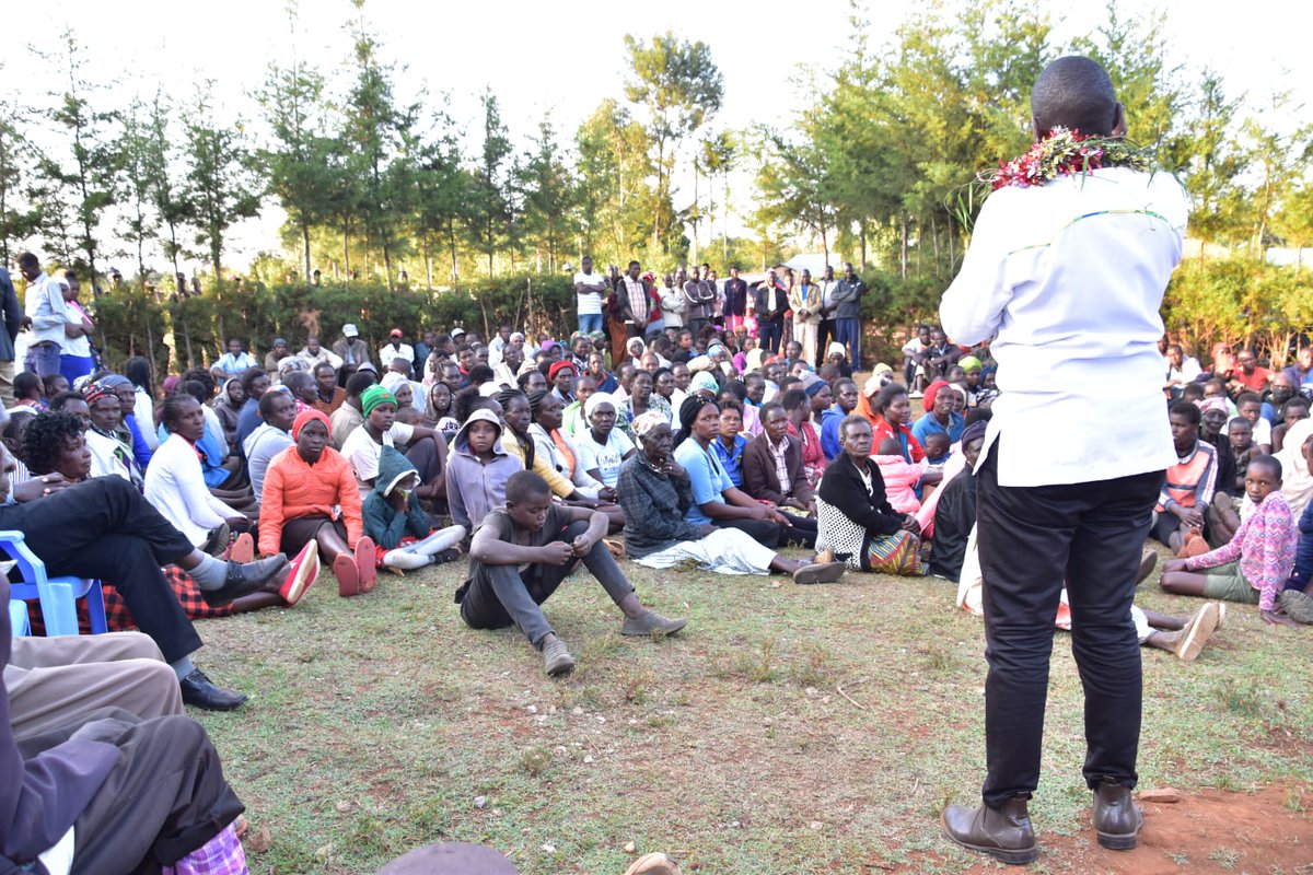 TruthPatrol254's tweet photo. Hon Speaker Joshua Kiptoo @kiptoojoshua8 had an impromptu visit to meet people of Kaptien Village where he received a warm welcome and full support for his gubernatorial bid. Lelmokwo/ Ngechek Ward, Chesumei subcounty.

#FixNandi
#NandiKwanza
Naet ak Imanda https://t.co/WKH7xTeA0a