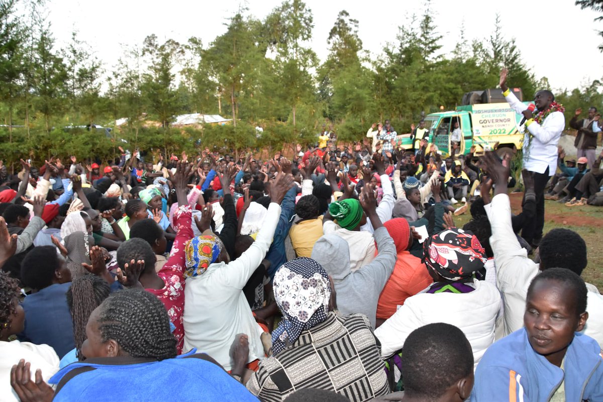 TruthPatrol254's tweet photo. Hon Speaker Joshua Kiptoo @kiptoojoshua8 had an impromptu visit to meet people of Kaptien Village where he received a warm welcome and full support for his gubernatorial bid. Lelmokwo/ Ngechek Ward, Chesumei subcounty.

#FixNandi
#NandiKwanza
Naet ak Imanda https://t.co/WKH7xTeA0a