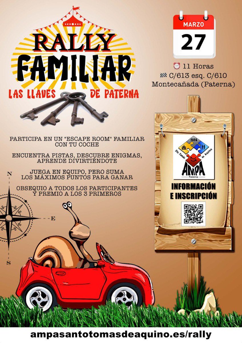 jalbertolopez's tweet photo. Un placer (y toda una responsabilidad) organizar este evento. Plazas limitadas. 😉

#paterna #concurso #ampa #colegio https://t.co/qwC2p7x5sS