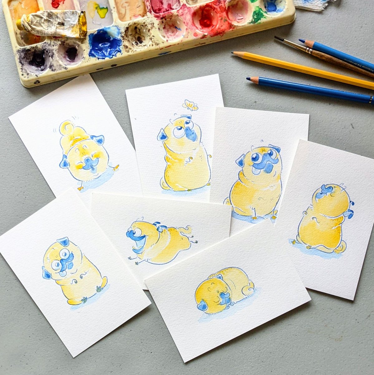 Something for Monday... 💛💙