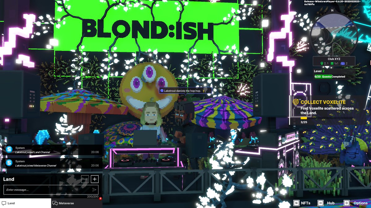 laketrout92's tweet photo. @TheSandboxGame @blond_ish I just participated in the daily #SandboxAlphaS2Contest for a chance to earn up to 1,000 $SAND! Day 2 - Dance with Blond:ish. Check out my screenshot below! 👇 #SandboxAlphaS2 https://t.co/sGcnGMAV9l