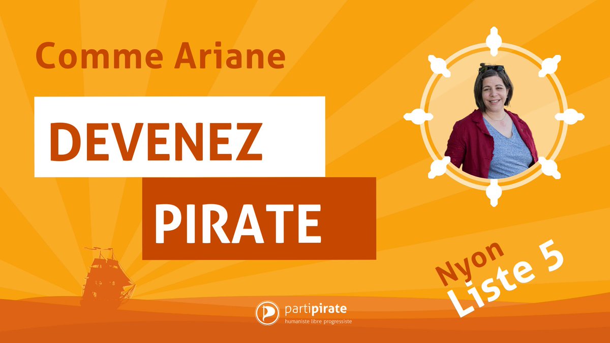 partipiratevaud's tweet photo. Découvrez notre quatrième candidate au Grand Conseil Vaudois pour le district de #Nyon: Ariane Beldi.
#ecvd2022 #ecvd22 #ecvd #vaud #vaud2022 #élections https://t.co/FZWiUtUPlF