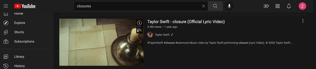 ZoufishanMehdi's tweet photo. When YouTube thinks you’re looking for a different kind of closure #programming #swift https://t.co/KDcEJrogzR