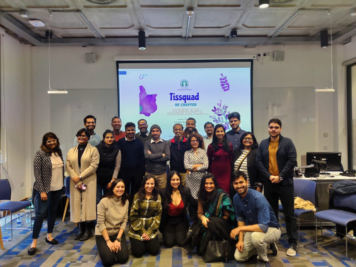 A beautiful afternoon spent with brave, kind and brilliant minds of Tata Institute of Social Sciences, India
Look forward to take ahead the connections further <a href="/TISSpeak/">TISS - Tata Institute of Social Sciences</a> Many thanks <a href="/sbanerjeetiss/">Swati Banerjee</a> and <a href="/pkshajahan28/">PK Shajahan</a>
for reigniting the tiss vibe in UK!#Tissalumni #socialwork