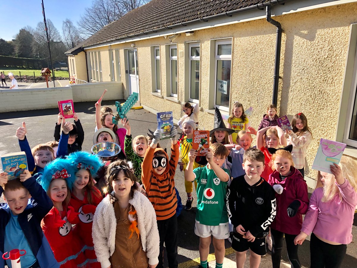 Ms_Power1's tweet photo. @ns_quin Fantastic effort made by 1st and 2 class, showing their love of books for #WorldBookDay 🤩 https://t.co/M4w0DRR5UA