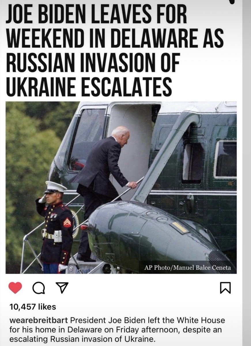 Genestray's tweet photo. WTF @POTUS are you doing in Delaware? You need to be in the White House in the war room. #idiot. #lousyleader https://t.co/mgs28GJYg8