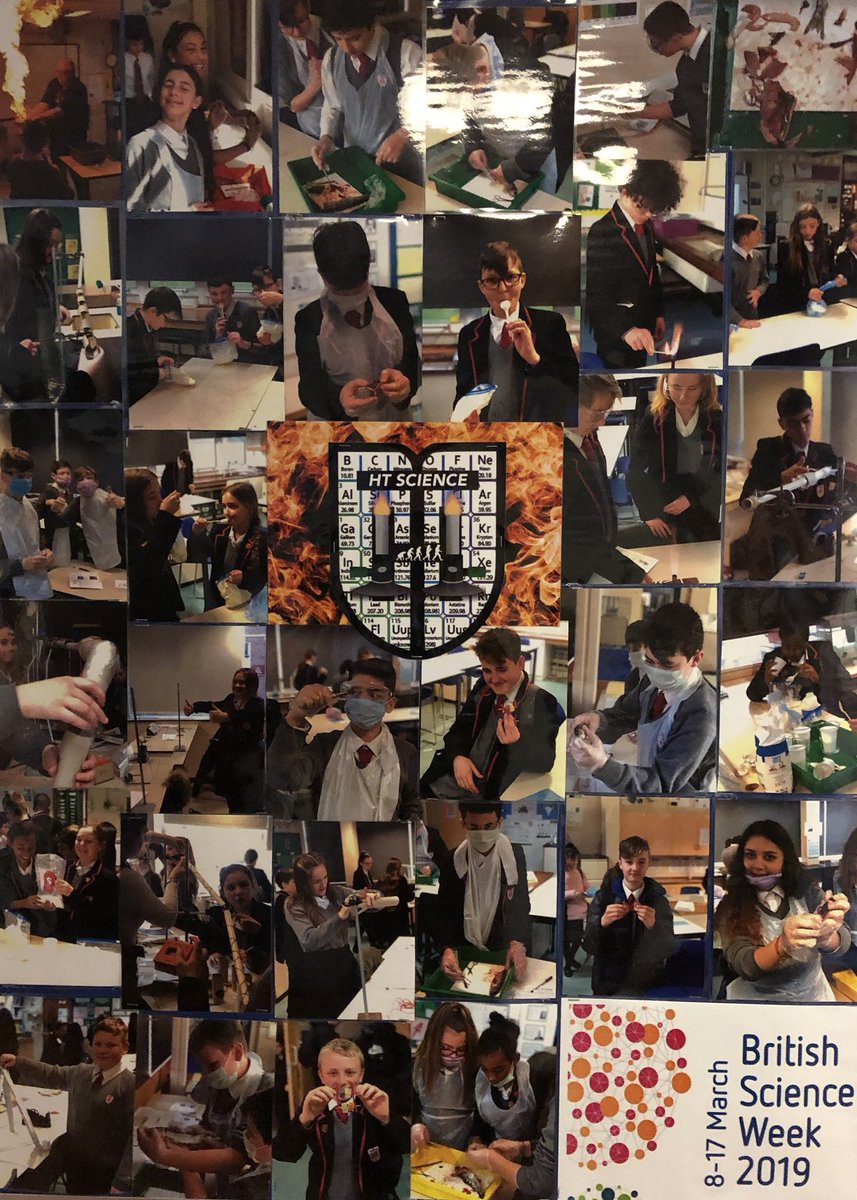 H_T_Science's tweet photo. Our first fully fledged @ScienceWeekUK celebration since 2019 begins next week @Hailey_Turnford are you excited? We certainly are! Here are some highlights from 2019. #BritishScienceWeek watch this space for updates! #HTScience https://t.co/js6VD7iRMF