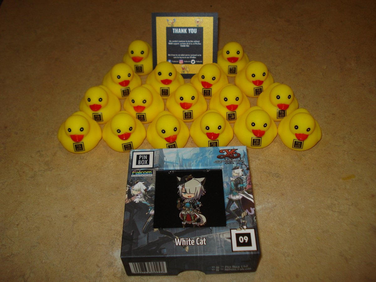 SethC1995's tweet image. The ducks from @PinBoxLtd delivered me a cute white cat! She's the best😭
#pinbox