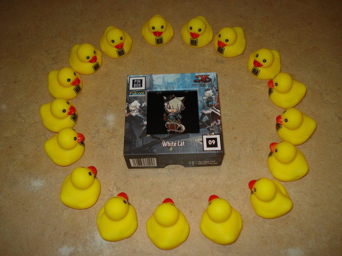 SethC1995's tweet image. The ducks from @PinBoxLtd delivered me a cute white cat! She's the best😭
#pinbox