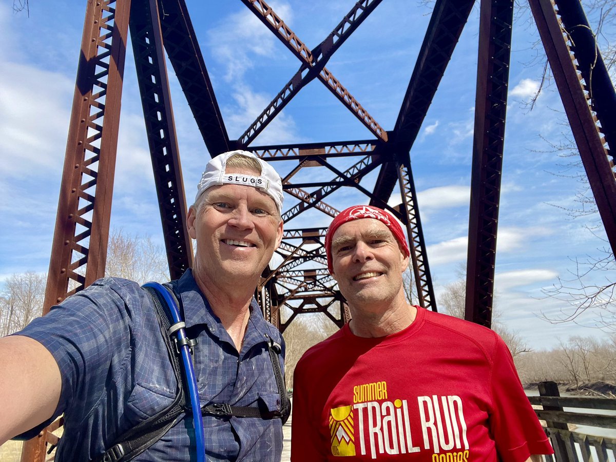 MyLeadFeet's tweet photo. 34 mile pizza and beer run with the other Eric. @goodnewsbrewing #katytrail #wildwoodmo to #defiancemo https://t.co/1aV1MVSHWM