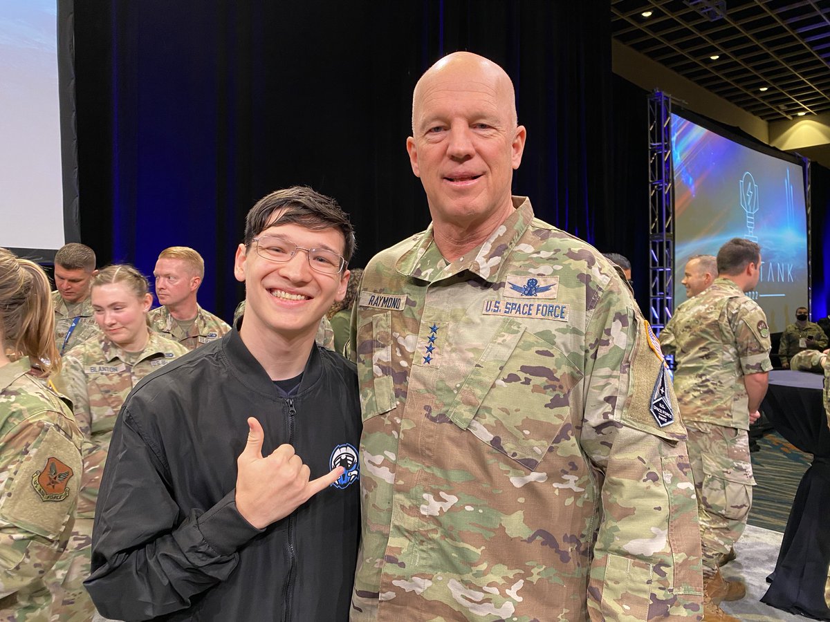 squish_real's tweet image. Special Thanks to @SpaceForceCSO and CMSSF for allowing us to get some photos! Looking Forward to improve the training of @SpaceForceDoD and the future talks we may have!
 #GoSpaceForce