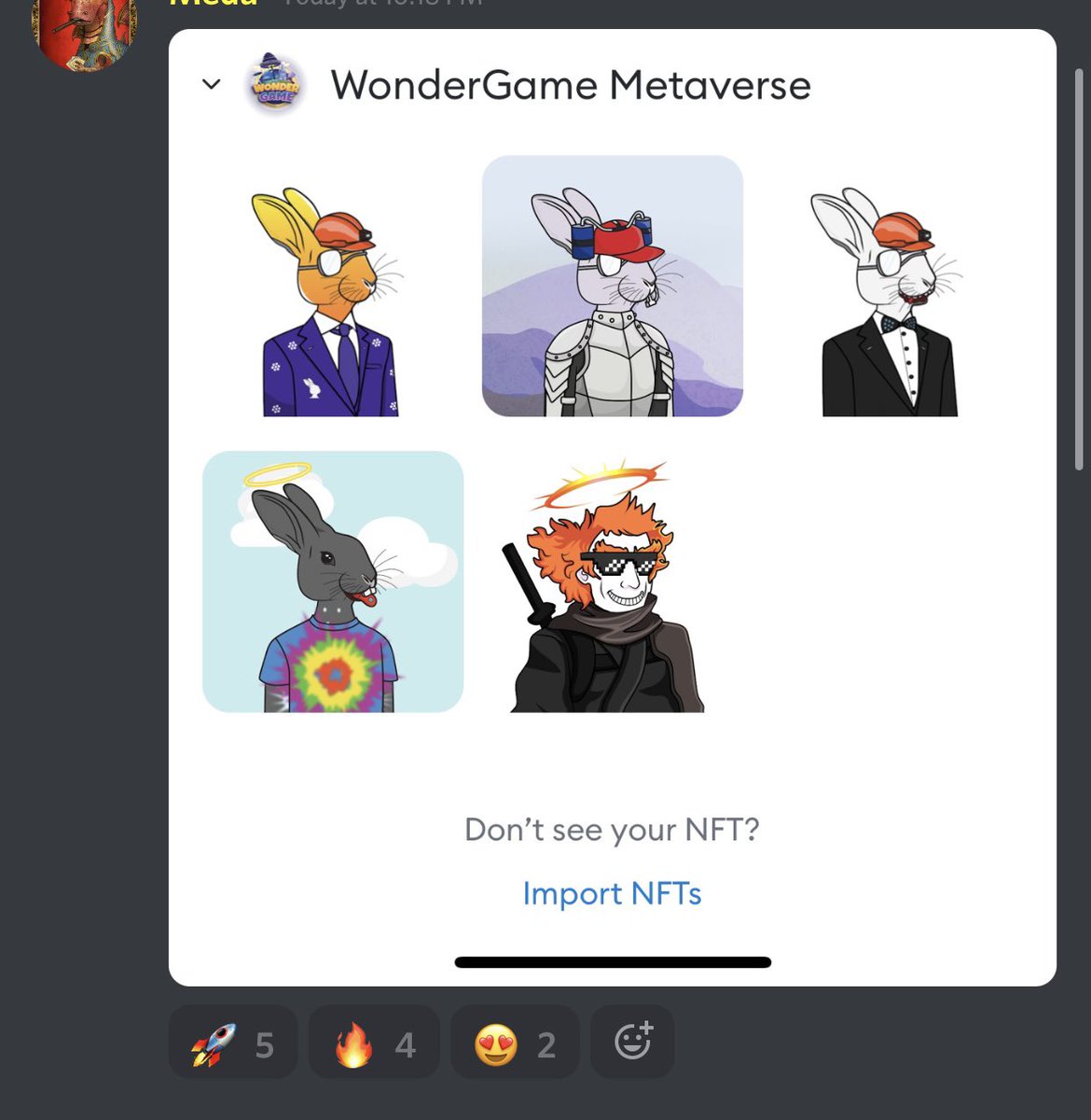 WonderLand_Meta's tweet photo. Mint is live! The Hype is real 🔥🚀 

Check out some of the NFT’s minted so far 😍 https://t.co/ar3rZsfuUX
