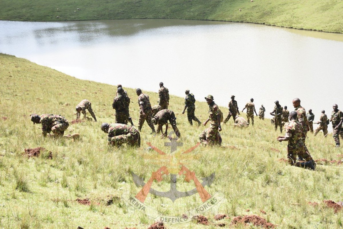 KENYA ARMY CORPS OF TRANSPORT PLANT TREES IN NJABINI FOREST

Kenya Army Corps of Transport participated in a tree planting exercise at Njabini Forest in Nyandarua County.
bit.ly/3KhyJDM
