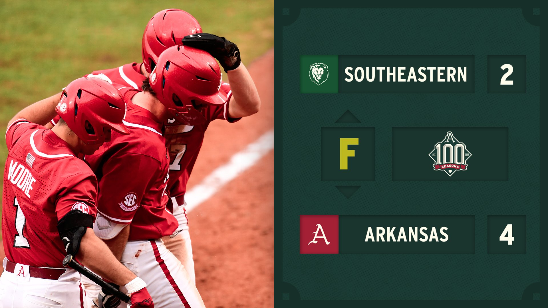 Arkansas Baseball on Twitter "HOGS WIN!…