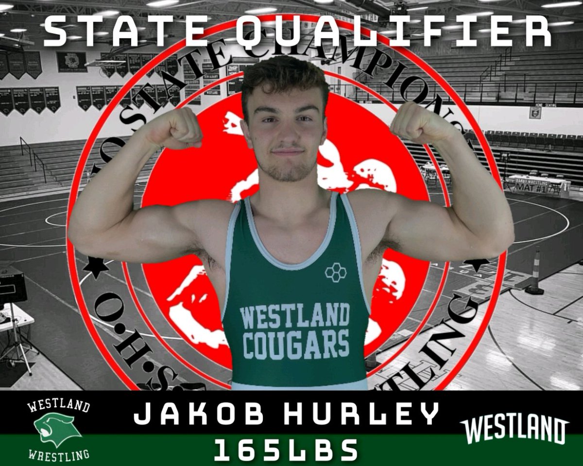 3x State Qualifier! Jakob Hurley qualifies for the State Wrestling Tournament for the third time. He will wrestle for a District Championship tonight