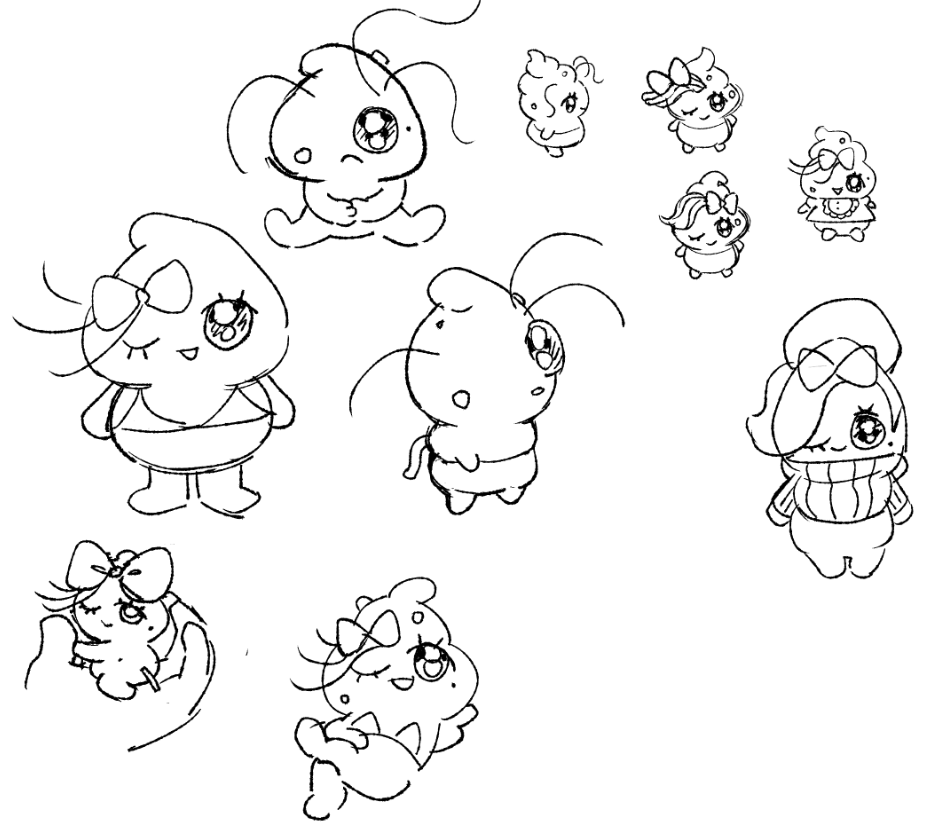 (averting my eyes) i was also tasked with making a 💩 mascot and i think i did a pretty good job making her cute 