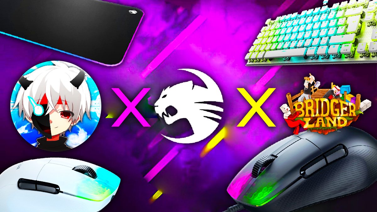 YuseiFudoYT's tweet image. 🌟Hey, @ROCCAT sent us a few products to giveaway🌟

2x Kone Pro
2x Vulcan TKL Pro
2x Sense Aimo

📰To enter:📰
[👍] Like &amp;amp; tag someone
[♻️] Retweet &amp;amp; comment what you want!
[💙] Follow @ROCCAT, @Bridger_Land &amp;amp; @YuseiFudoYT 

‼️Ends on 20.4.22‼️
🎉Good Luck Everyone!!!🎉