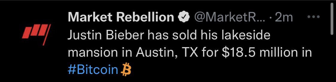 JackBitcoin's tweet photo. Can we just take a minute and process some of these #BTC headlines 👀 https://t.co/mLKxETdCIU