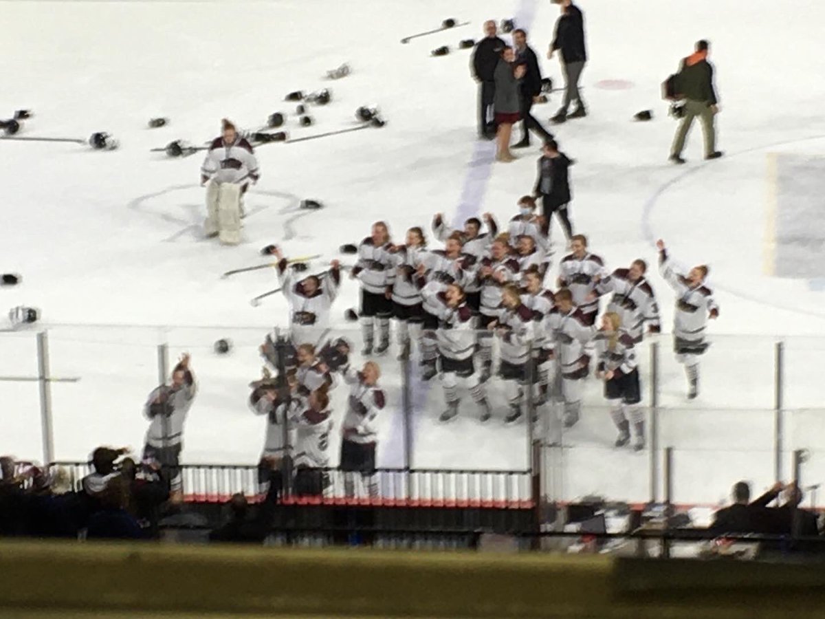 ChadHolmesWI's tweet photo. Congratulations to all of the players and coaches of the Central Wisconsin Storm on a job so well done!  State Champions for 2021-22!  #wiaahockey https://t.co/yX0tPfAUl5