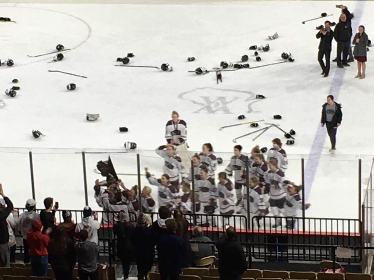 ChadHolmesWI's tweet photo. Congratulations to all of the players and coaches of the Central Wisconsin Storm on a job so well done!  State Champions for 2021-22!  #wiaahockey https://t.co/yX0tPfAUl5