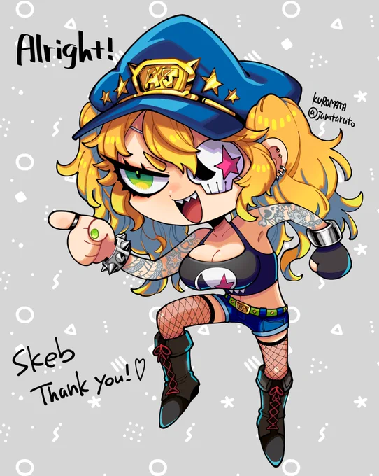 skeb納品しました!現○猫ポーズ指定でした #Skeb #Commission 