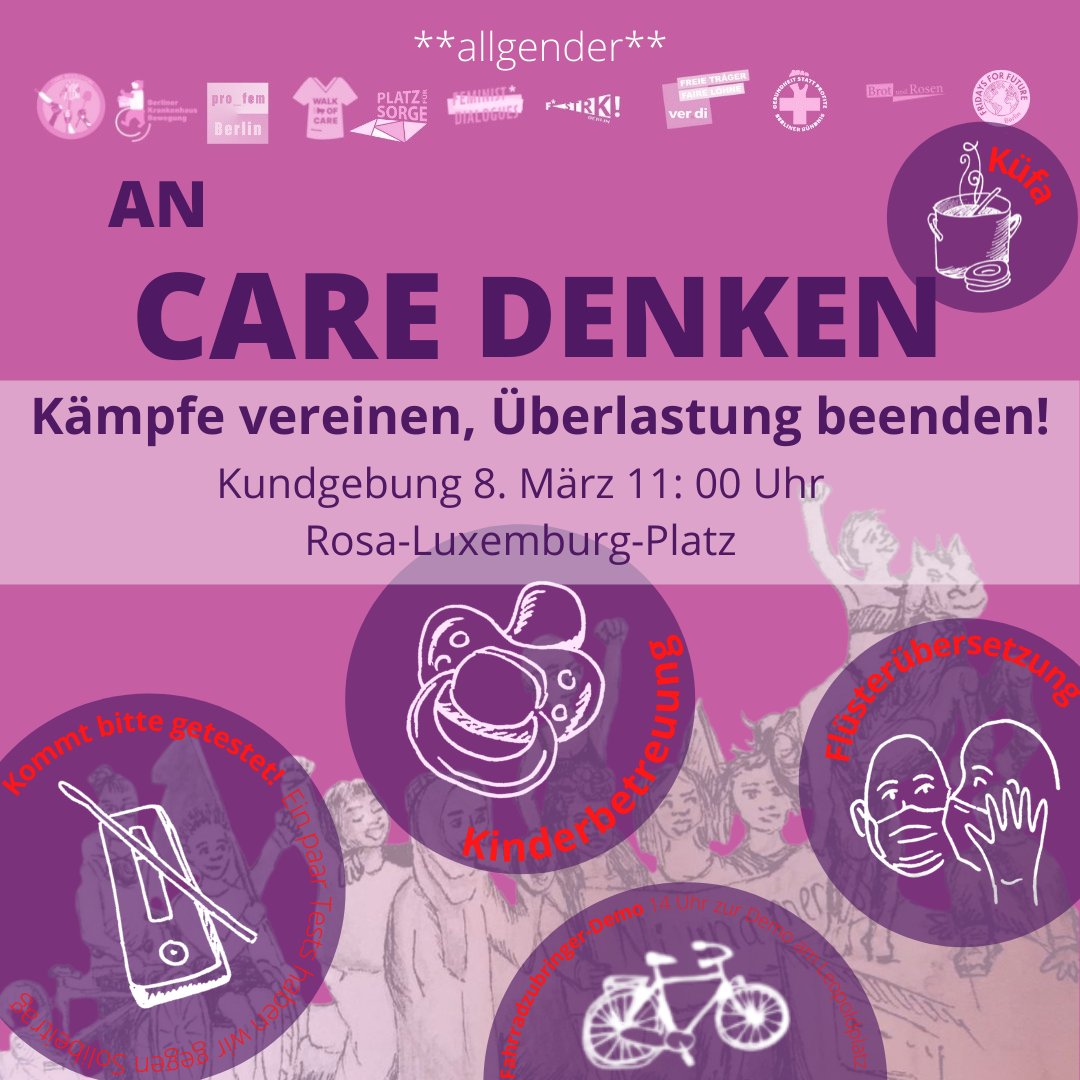 FemStreik's tweet photo. let´s🔥take🔥 it 🔥to🔥the🔥streets!🔥
#ancaredenken

#PlatzfürSorge #feministischerkampftag #iwd2022 #mybodymychoice #fuckpatriarchy https://t.co/LqTS84uW0Z