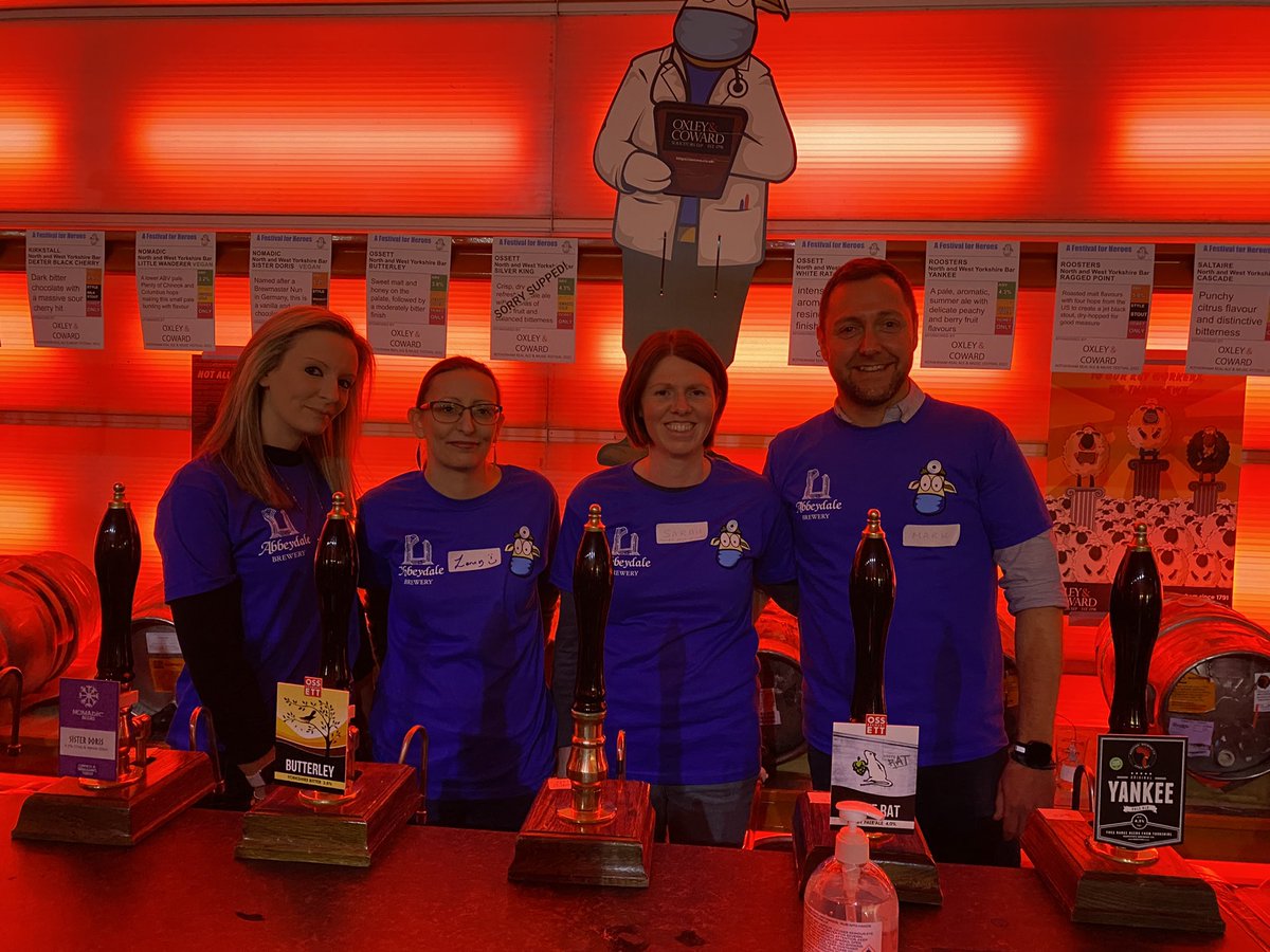 OxleyCoward's tweet photo. Our staff have thoroughly enjoyed volunteering at the @RothRealAleFest @Magna over the last 3 days https://t.co/cOTl9mY0V5