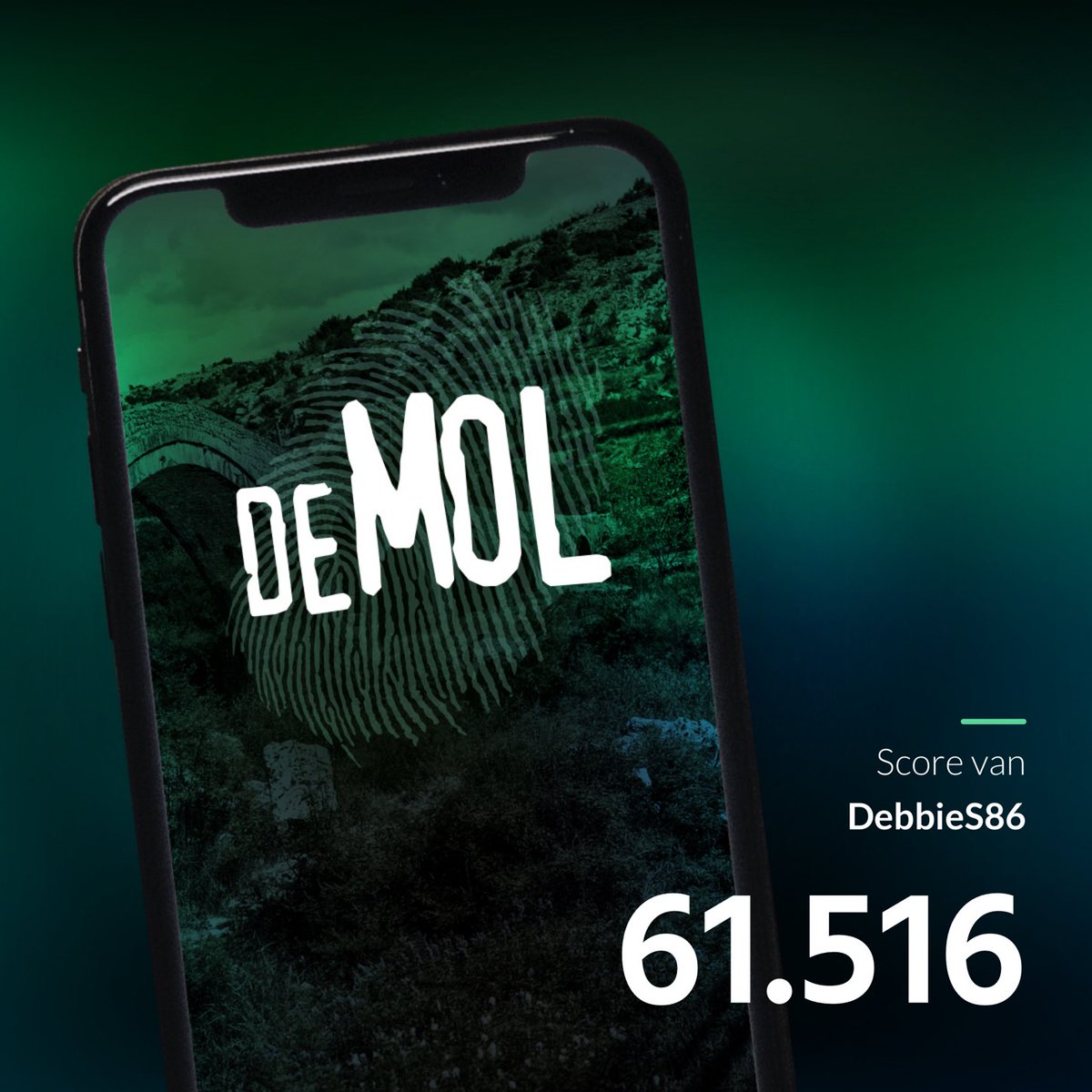 DebbieSchigt's tweet photo. #MijnPersoonlijkRecord verbeterd! 
#Wow #Cool #MolScore 
#HappyMolLootje 💚🍀 https://t.co/rEIvpIdi07