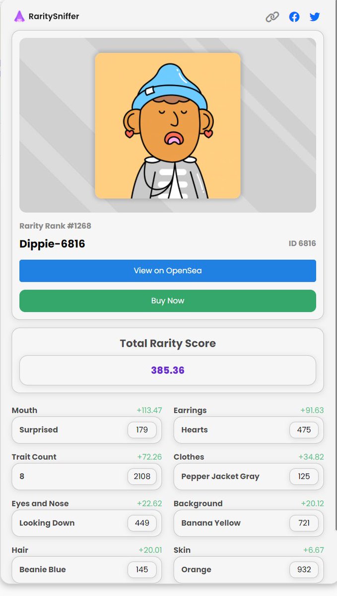 BangerChair's tweet photo. @DippiesNFT RANK 1268? https://t.co/79z6KJz7Ii