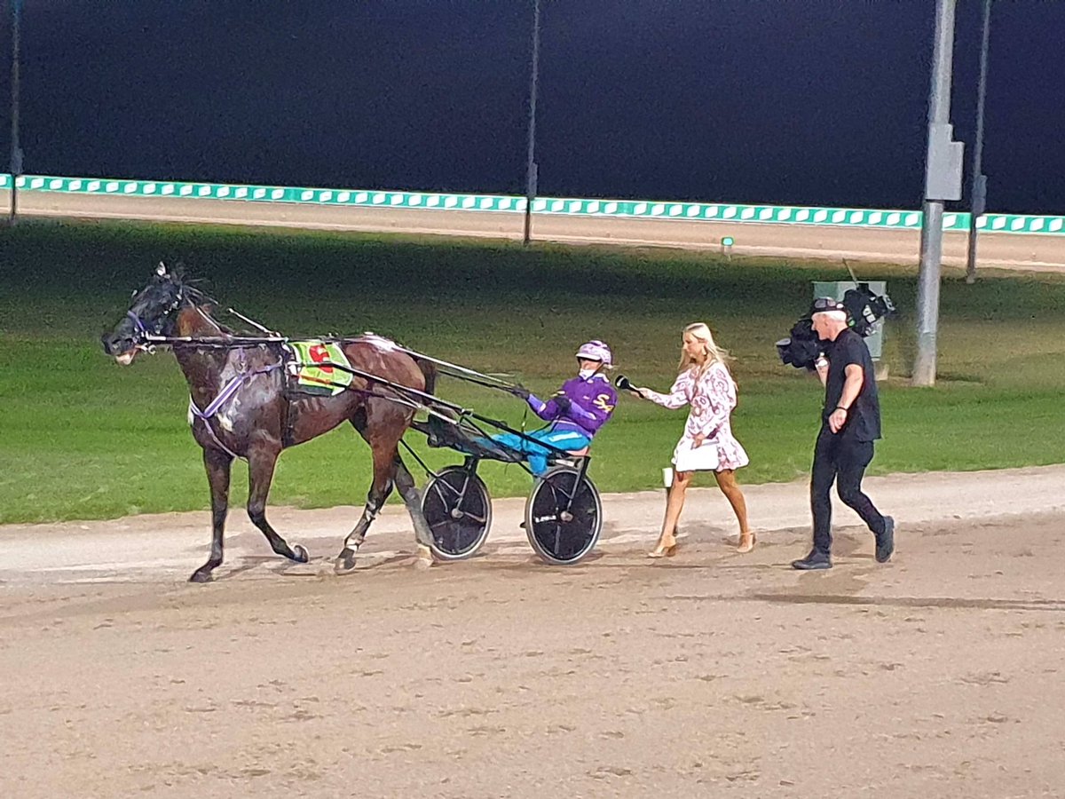 mleppard11's tweet photo. A small part of me is glad I couldnβt be at Menangle last night, cos after big Art put a gap on them half way up the straight my liver would have been cast for a month. My first Group 1. #creditmaster #absolutescenes https://t.co/gpklb9p3Zq