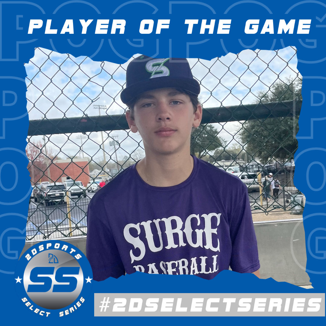 2DsportsbsbPOG's tweet photo. ⭐️ #TopPerformer ⭐️

Kason Huggins: 2-3, 3 RBI
Team: Surge 12u

@2D_sportsYB #2DSelectSeries https://t.co/G8h1wxDq0H