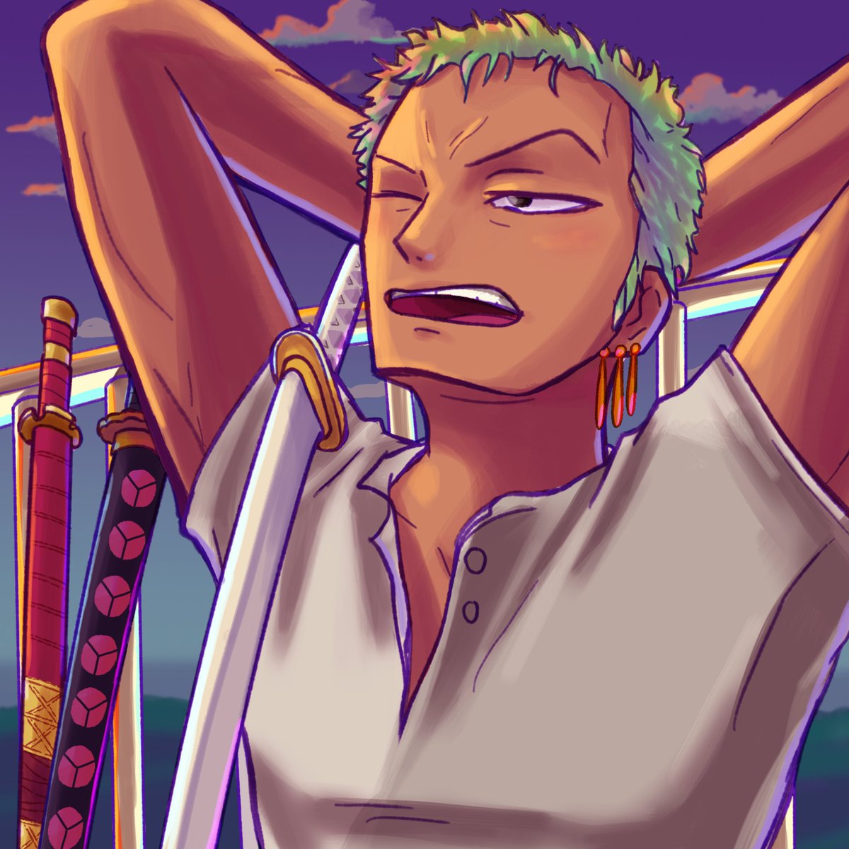 Roronoa Zoro [one piece fanart]
#Onepiecefanart