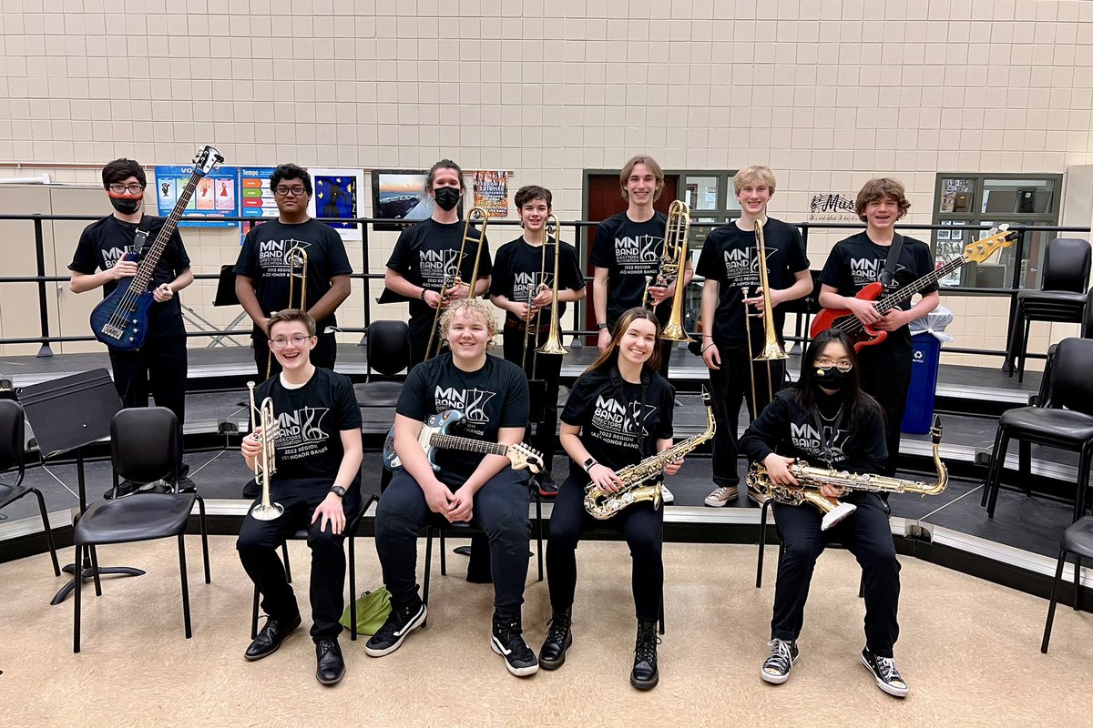 Congrats to all the Farmington students taking part in the SEMBDA Honor Jazz Bands today!  We had students from Dodge, Boeckman, and FHS selected for this honor. Congrats! #TheBandAlwaysWins <a href="/MBDAtweets/">MN Band Directors (MBDA)</a>