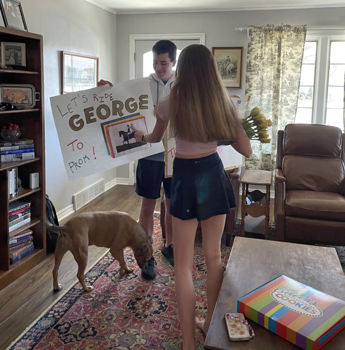 JoshKivett's tweet photo. Apparently nowadays, guys are supposed to do a “prom-posal.” Hats off to Jake for his home run effort in asking Caroline to Jr/Sr Prom. #PromPosal #BMCHS https://t.co/RcUsWvcIUg